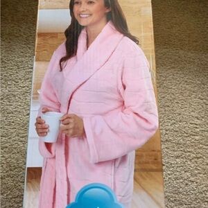 New Ultra soft luxury plush ladies bathrobe